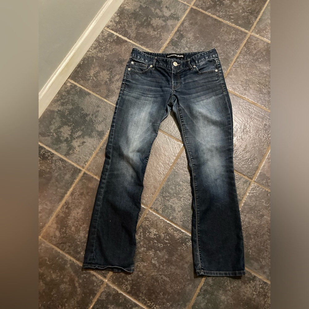 Express Barely Boot Low Rise Jeans Size 2 - image 2